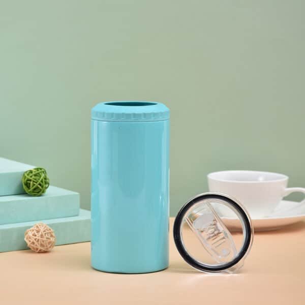Multi Can Cooler - Tumbler & Can Cooler Combination 16OZ Solid Color - 图片 4