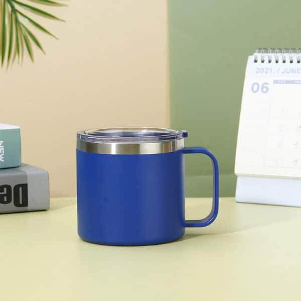 Custom 12OZ Stainless Steel Promotional Cups Mug with Handle - 图片 4