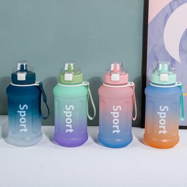 Gradient Sandblasted Flip-Top Water 25oz Bottle - Image 4