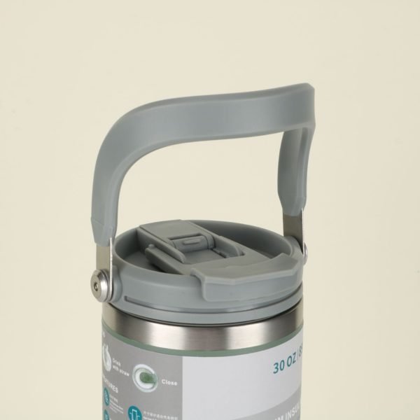 Multicolor Portable Stainless Steel Vacuum Bottle 14oz with Cup Lid - Image 4