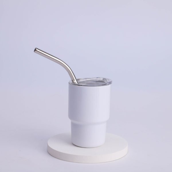 Multicolor Mini Portable Stainless Steel Wine Coffee Vacuum Bottle with Straw - 图片 4
