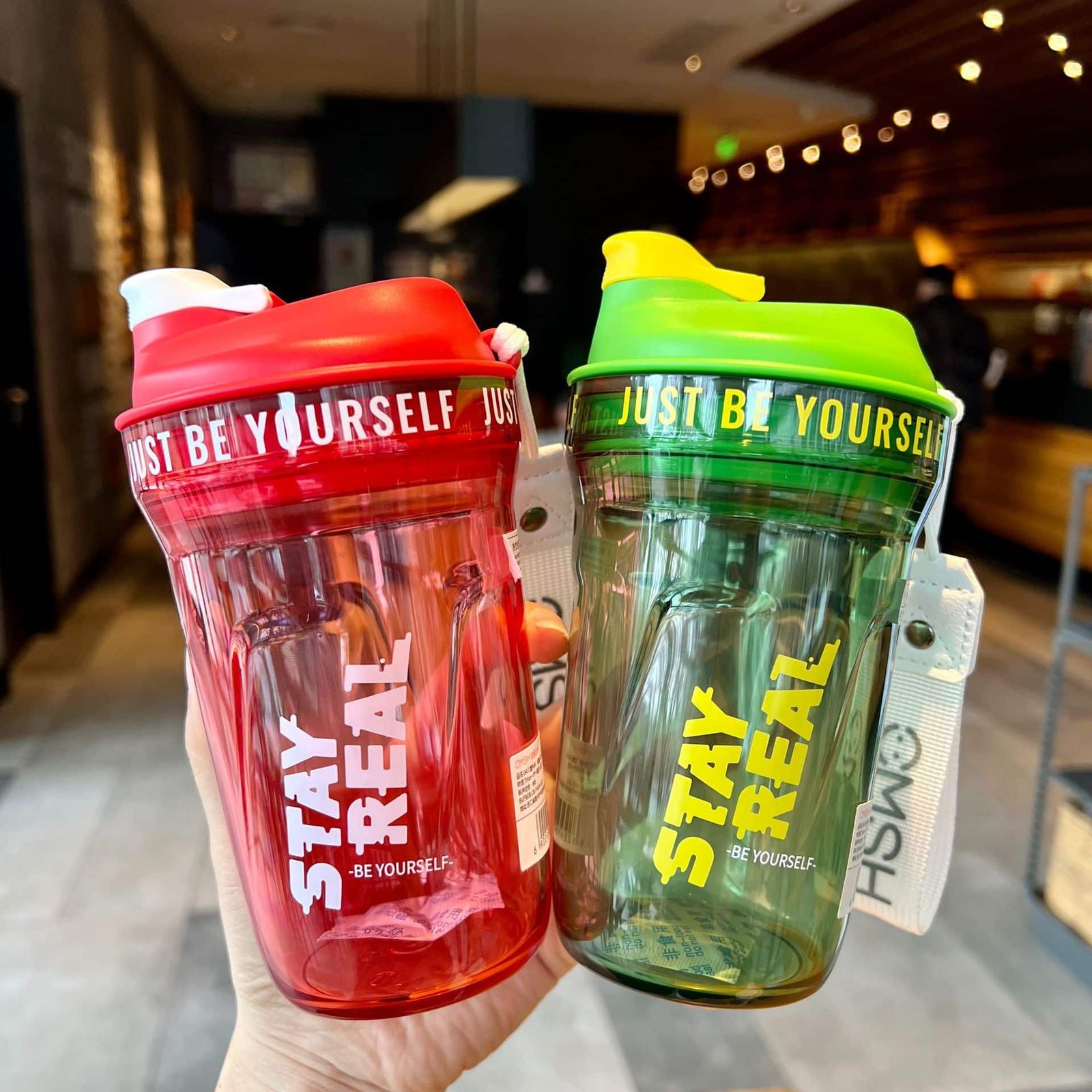 Sport PC Direct-Drink Protein Powder Coffee Bottle - 图片 4