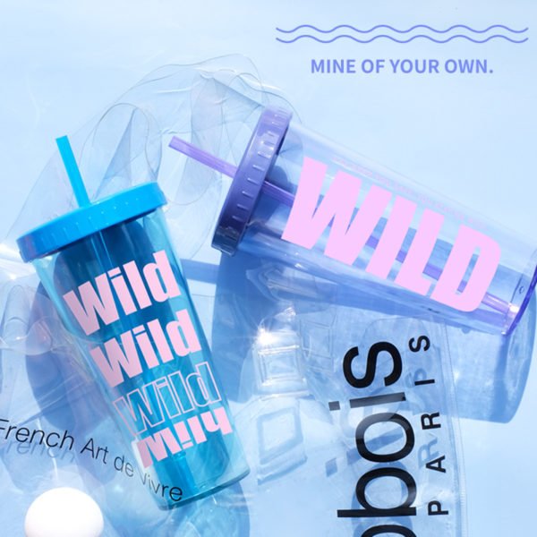 Double Wall Insulated Plastic Tumbler With Lid and Straw - 图片 4
