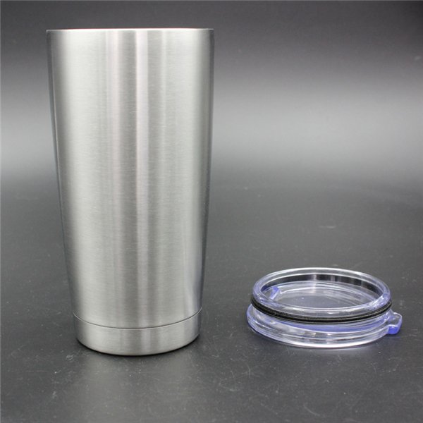 20 oz Stainless Steel Travel Tumbler with Clear Lid - 图片 4