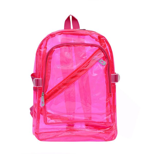 Muti-colored Transparent PVC Backpack - Image 4