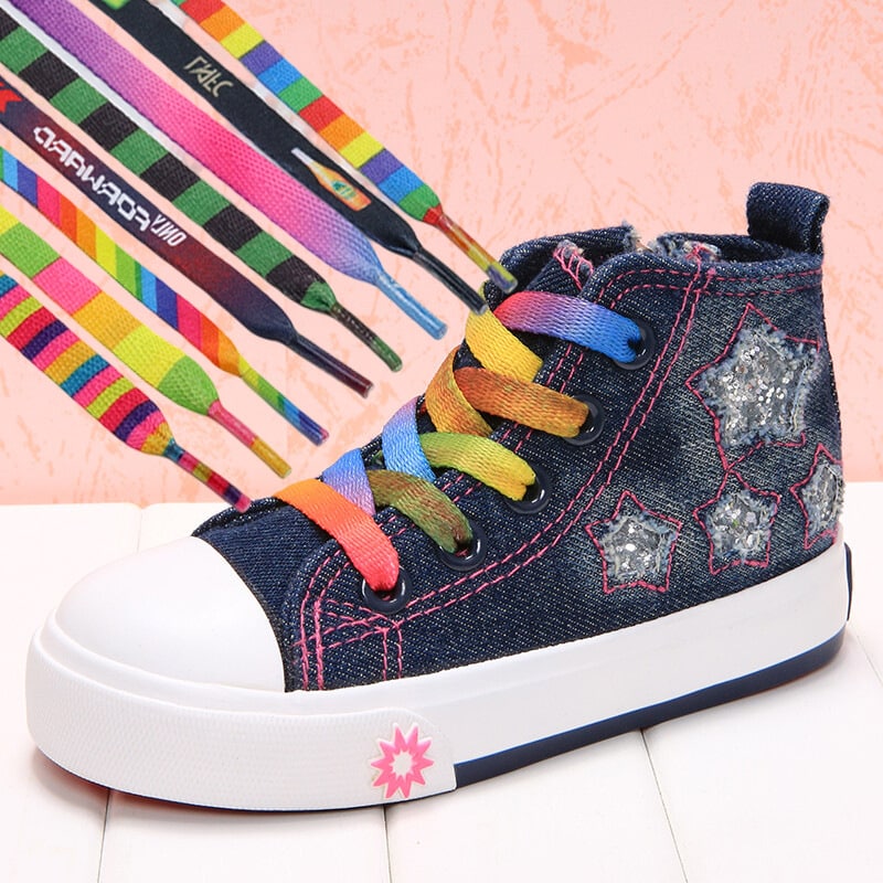 Innovative Color Flat Thermal Transfer Shoelaces - 图片 4