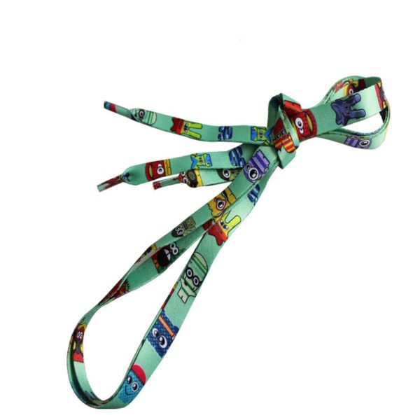 Dye-Sublimated Waffle Weave Shoelaces - 图片 4
