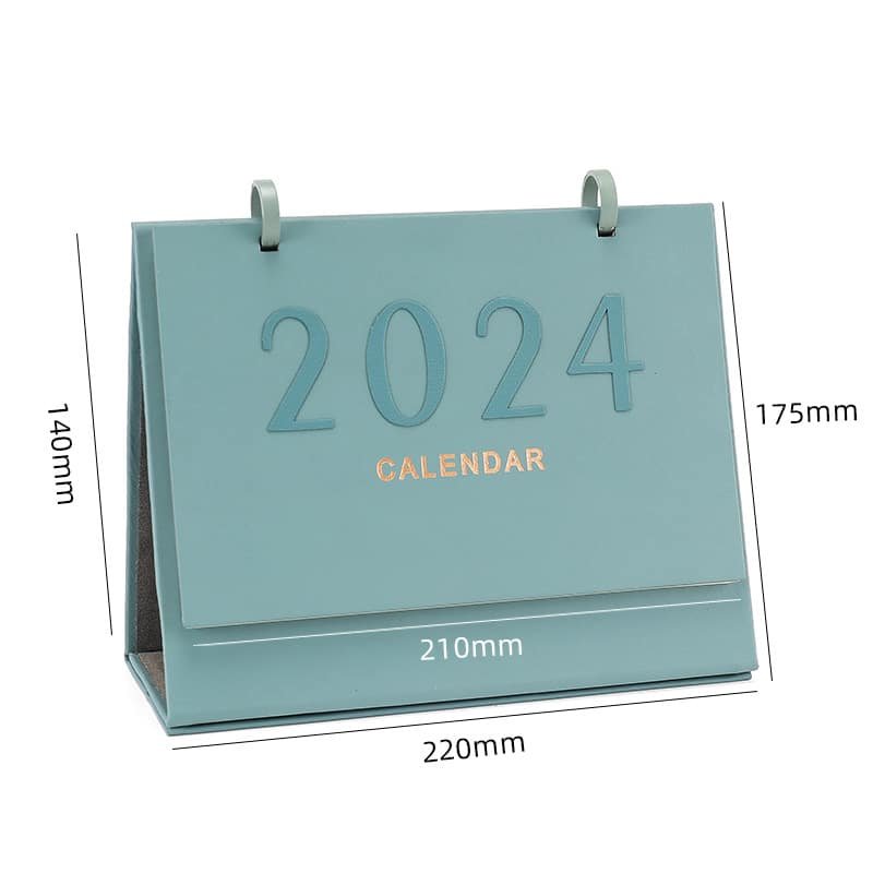 Thick Leather Desk Calendar - Image 5