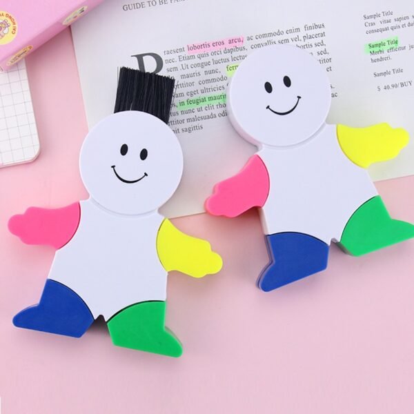 Creative Robot Cartoon Puzzle 4 Color Highlighter - 图片 5