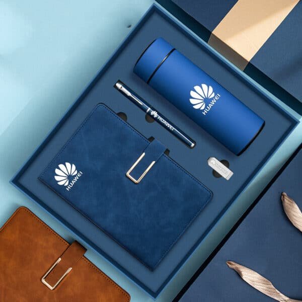 Water Bottle Set with Notebook & Pen & Umbrella - 图片 5