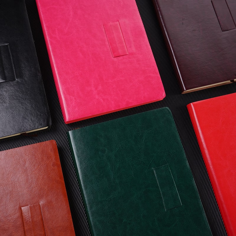 A5 Soft Cover Notebook with Pen Slot - 图片 5
