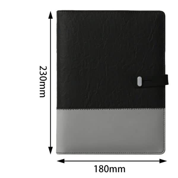 A5 Color-Block Loose-Leaf Business Notebook - 图片 5