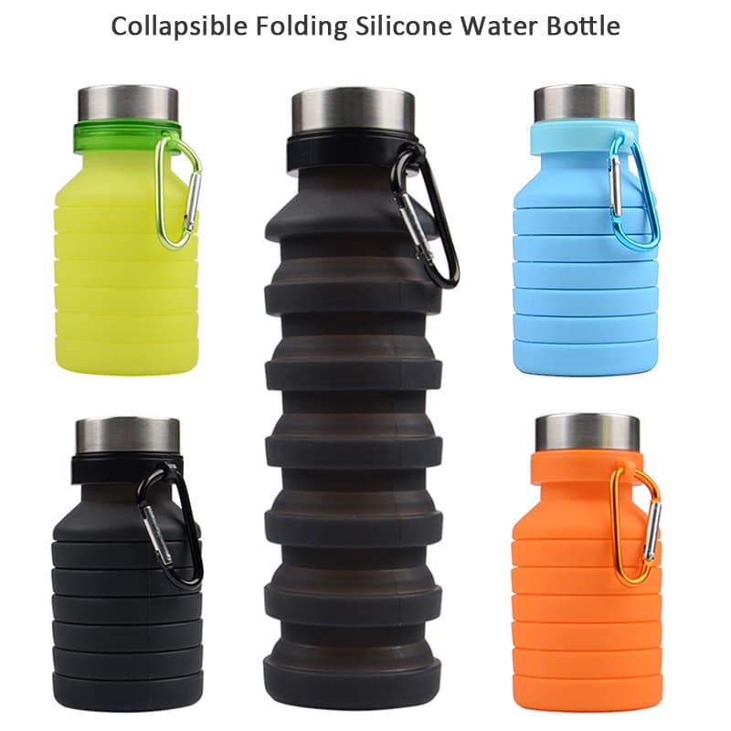 Custom 17 oz Leak Proof Twist Cap Collapsible Water Bottle - 图片 5