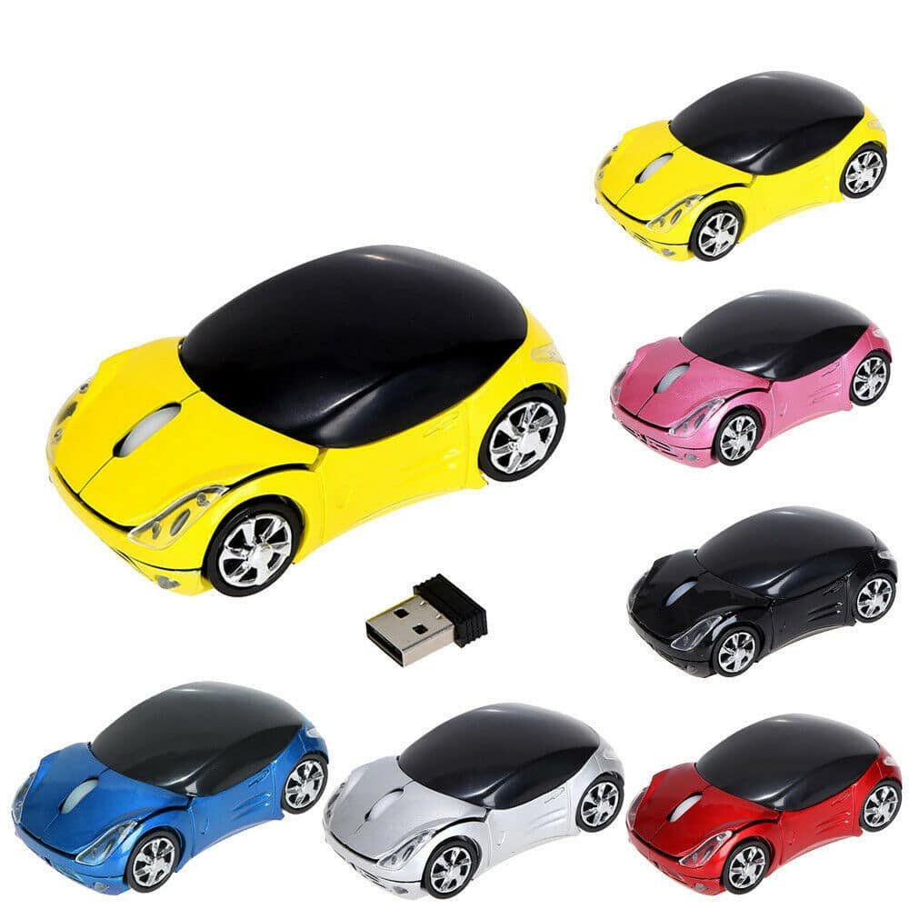 Sports Car-Shaped Wireless Mouse - Image 5