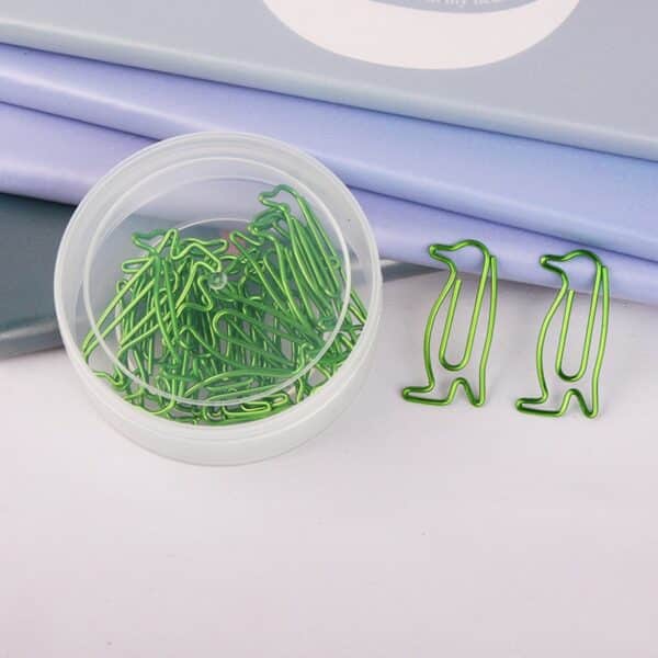 Office & Learning Green Penguin Paperclip - 图片 5