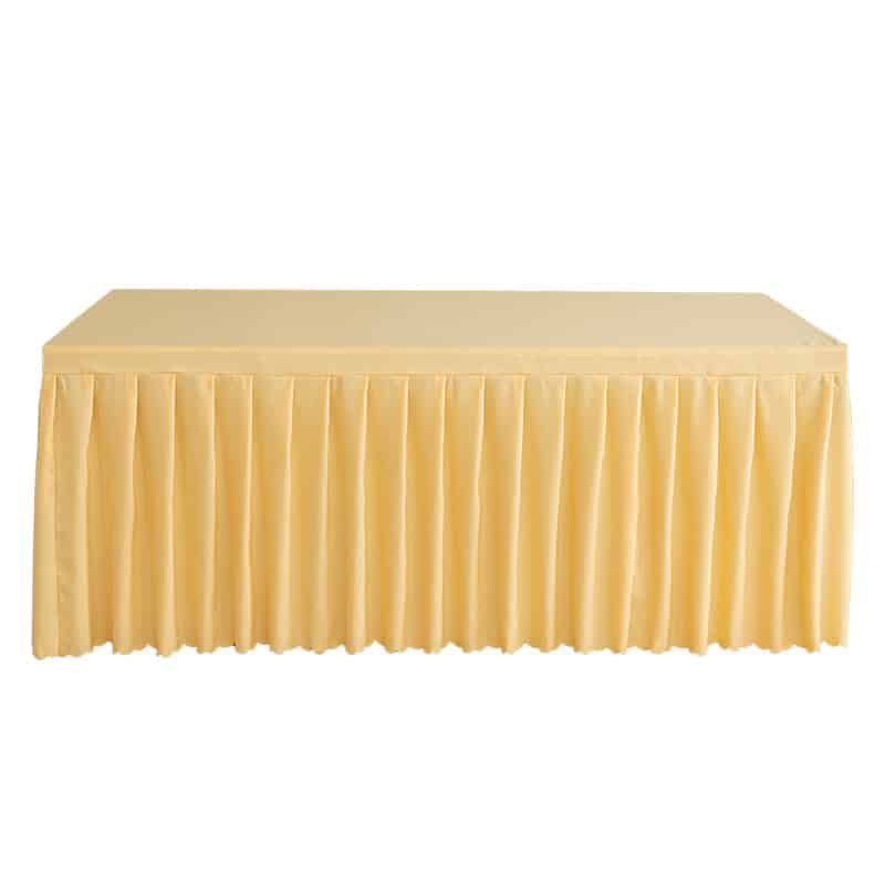 Rectangular Dustproof Conference Table Skirt Cover - 图片 5
