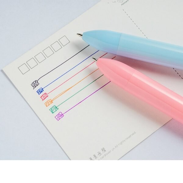 Color Push Action Multi-colour Ballpoint Pen - Image 5