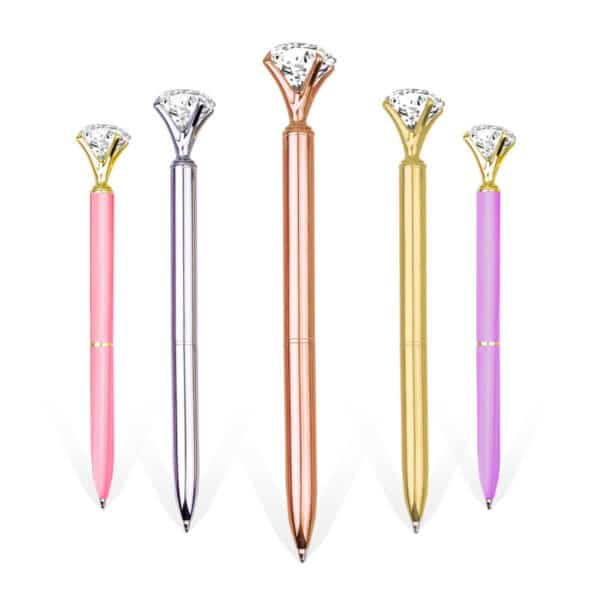 Mental Diamond Laserable Pens for for Wedding - 图片 5