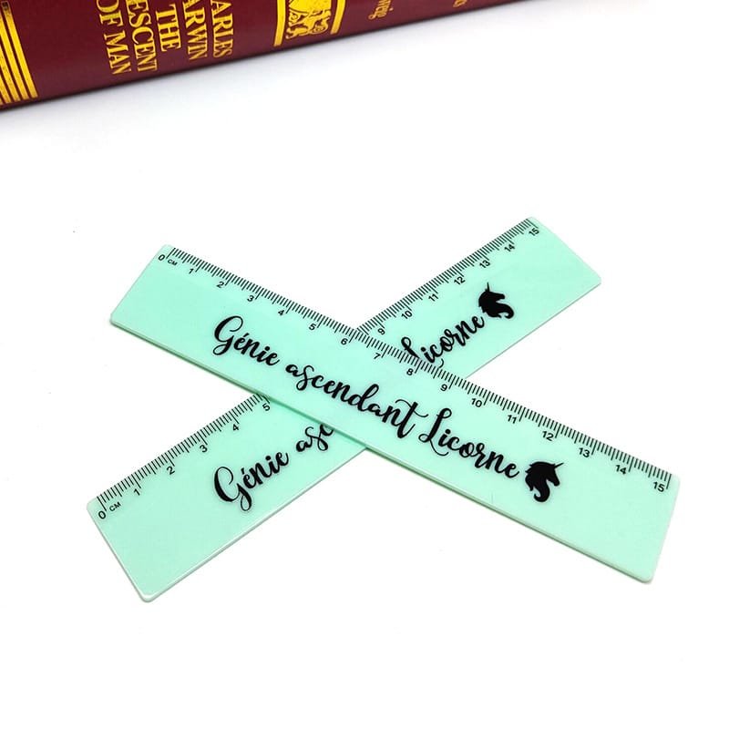 Office & Learning Plastic Solid Color Ruler 6 inches - 图片 5