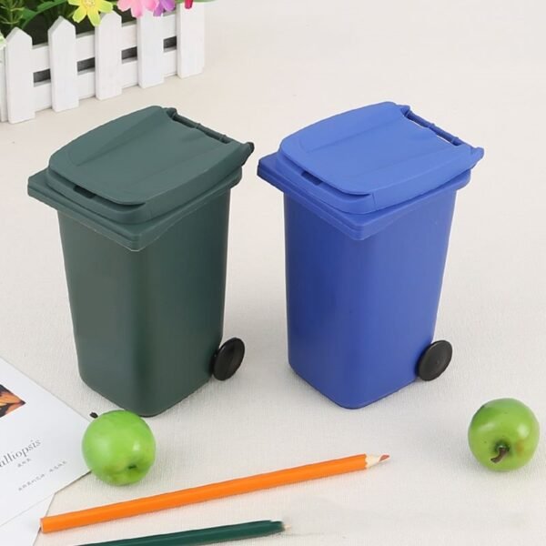 Creative Multifunctional Desktop Plastic Storage Bucket - 图片 5