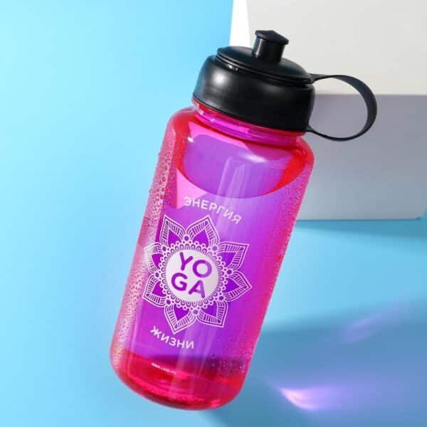 Large Capacity Plastic Water Bottle with Carrying Handle-1000ml - 图片 5