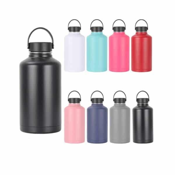 Large Capacity 64oz Portable Outdoor Stainless Steel Water Bottle - Image 5