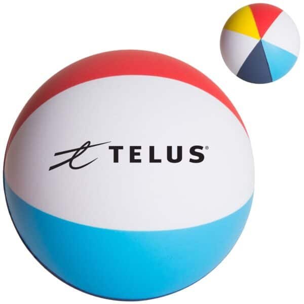 Colored Beachball Stress Ball - 图片 5