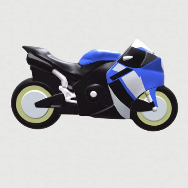Foam Motorcycle Stress Ball - 图片 5