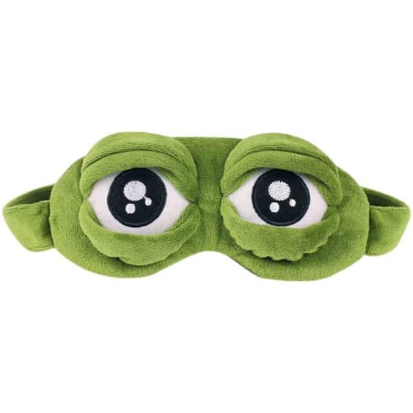Funny Sad Frog Sleep Mask Eyeshade - 图片 5