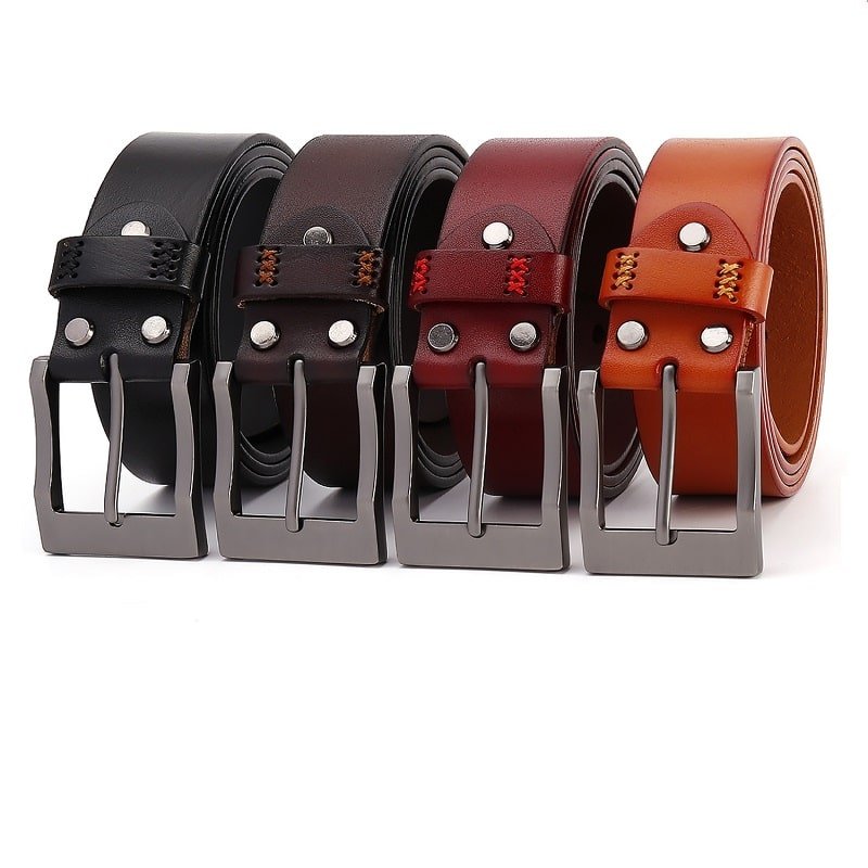 Vintage Leather Premium Men- Belt - 图片 5