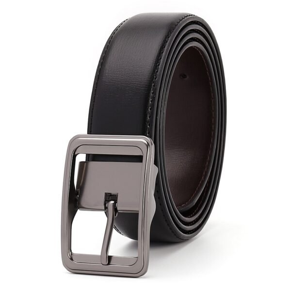 Double Leather Premium Men- Belt with O-Buckle - 图片 5