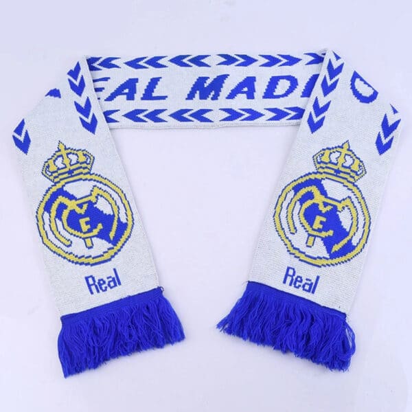 Knitted Woven Sports Scarf with Tassel - 图片 5