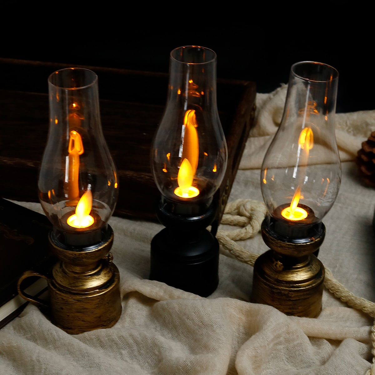 LED Retro Electronic Kerosene Lamp - 图片 5