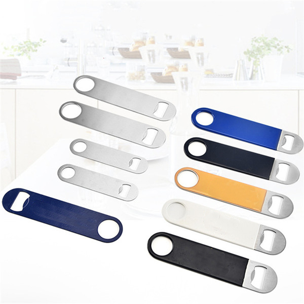 Large Stainless Steel Flat Beer Opener - 图片 5