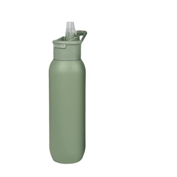 Sports Stainless Steel Water Bottle with Carry Strap - 图片 5