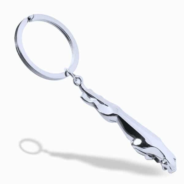 Zinc Alloy Cheetah Keychain Charm - Image 5
