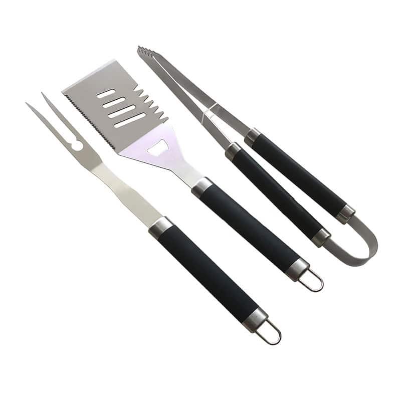Stainless Steel BBQ Set With Plastic Wrap Handle - Image 5