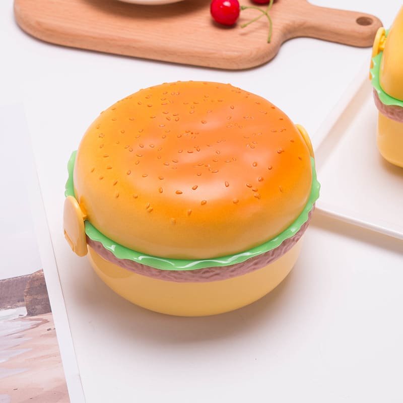 Creative Cute Burger Student Lunch Box - Image 5