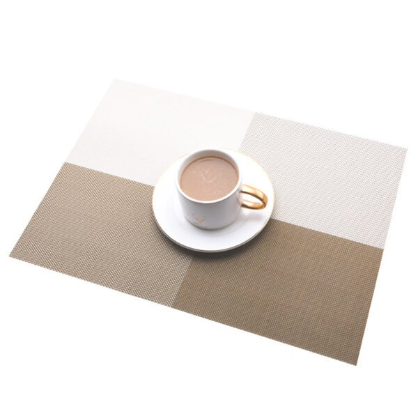 Customized PVC Checked Pattern Insulated Placemat - 图片 5