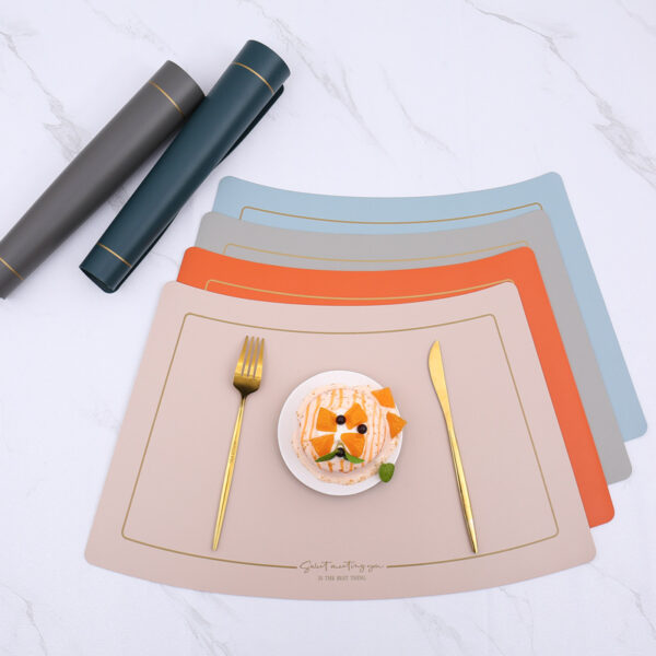 Customized PU Sectorial Insulated Placemat - 图片 5