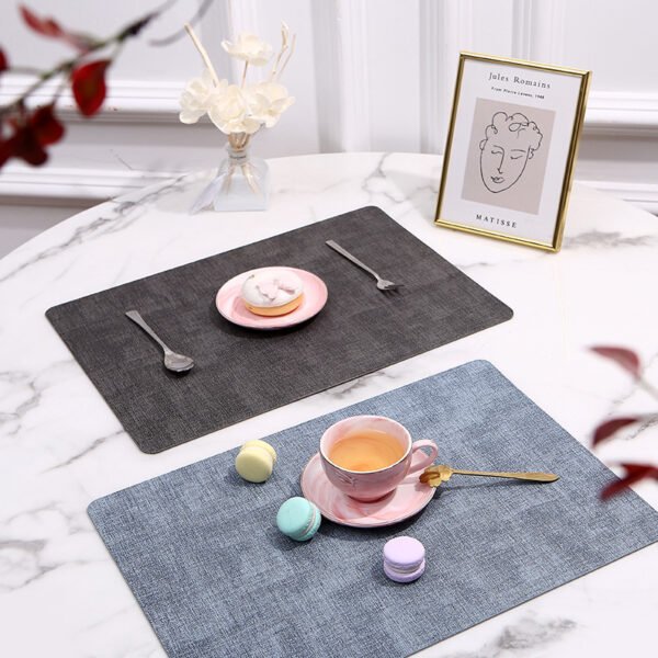 Waterproof PU Leather Insulated Placemat - 图片 5