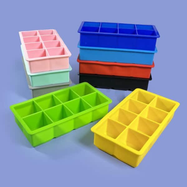 Square Ice Cube Tray Mold with Lid - Image 5