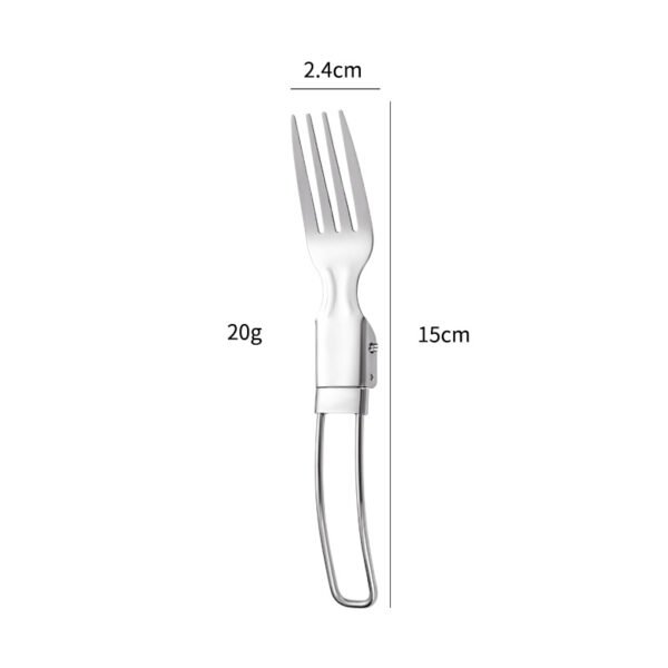 Portable Folding Camping Tableware Set - 图片 5