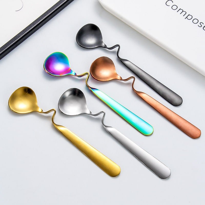 New Creative Stainless Steel Coffee Spoon - Image 5