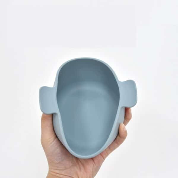 Mother & Baby Food Grade Silicone Children- Bowl with Two Ears - 图片 5
