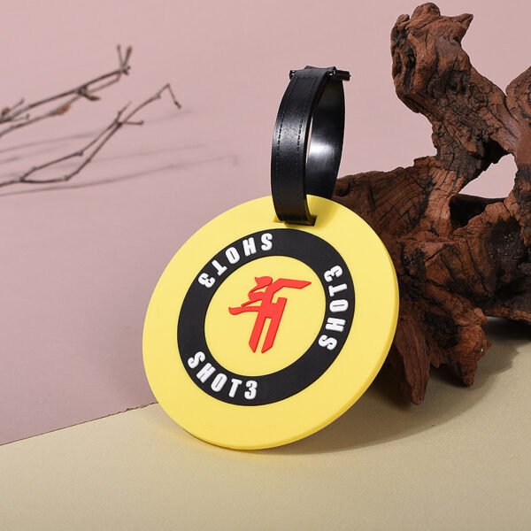 Custom Shape Portable PVC Luggage Tag - 图片 5