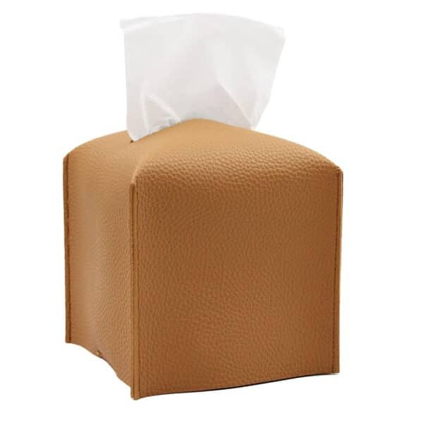 Modern PU Leather Tissue Box Holder - 图片 5
