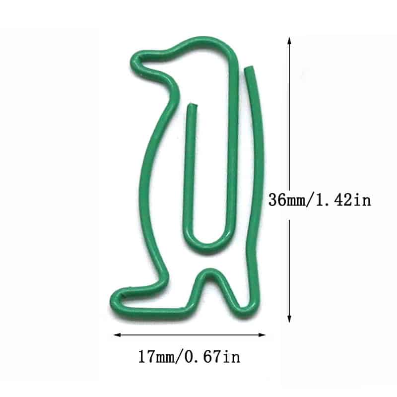 Penguin Shaped Metal Paperclips - 图片 5