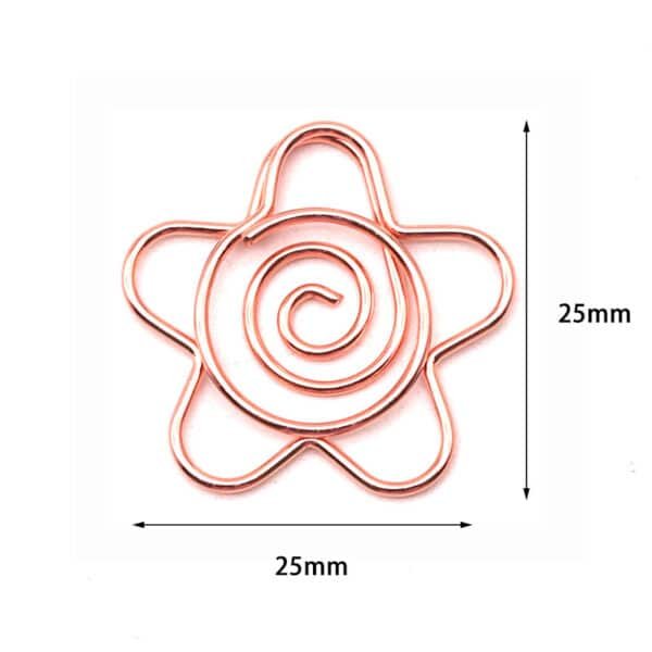 Electroplating Flower Shaped Metal Paperclips - Image 5