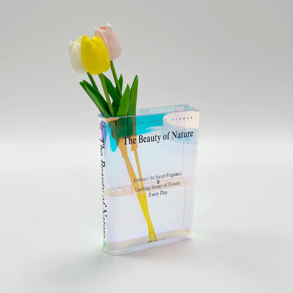 Customized Colorful Acrylic Fishtail Shaped Vase - Image 5